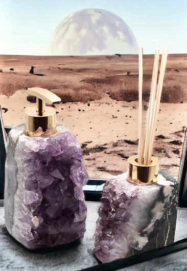 new: cosmic shift soap dispenser and incense holder gift set