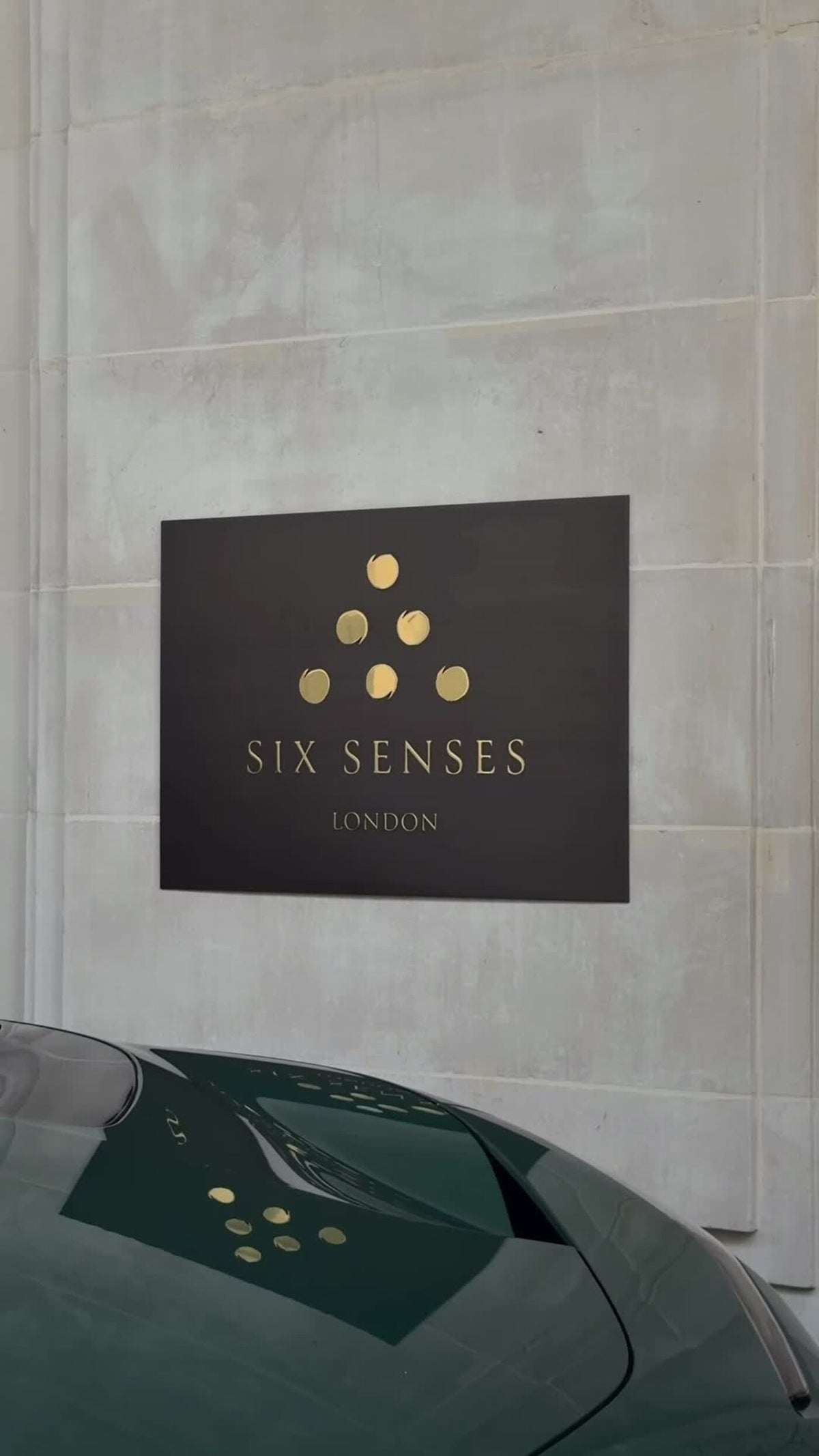 Six Senses London signage
