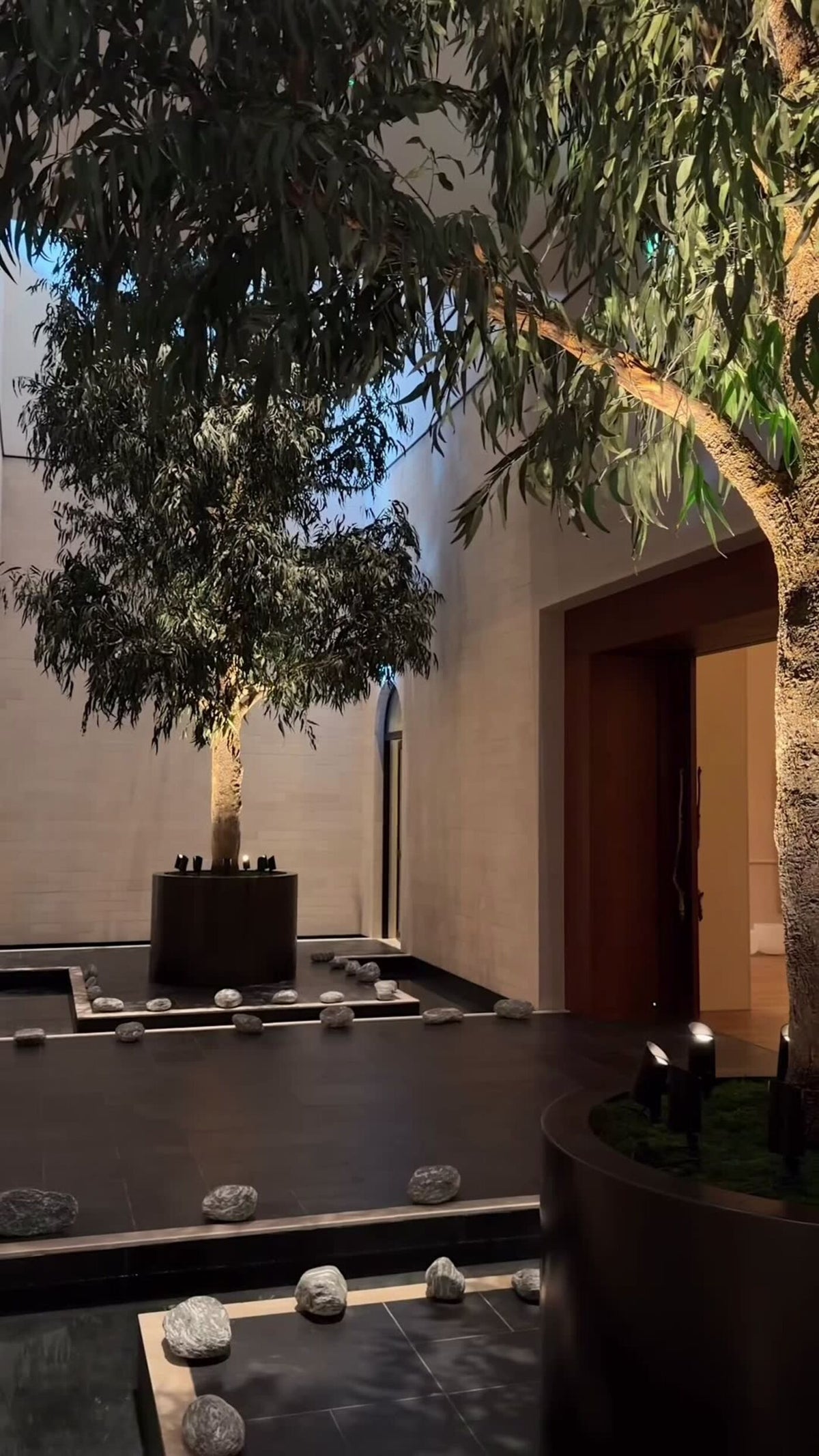 Stillness courtyard at a Children of Earth reset retreat