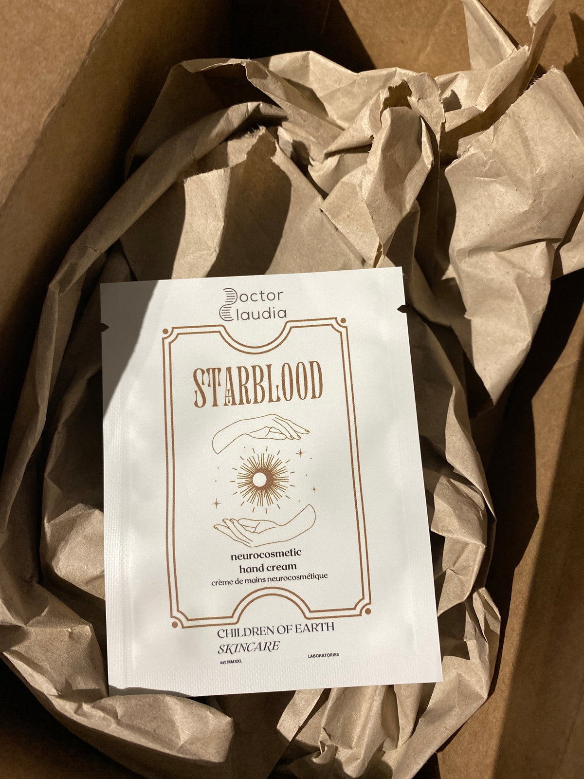 Starblood skin longevity hand cream with NAD+
